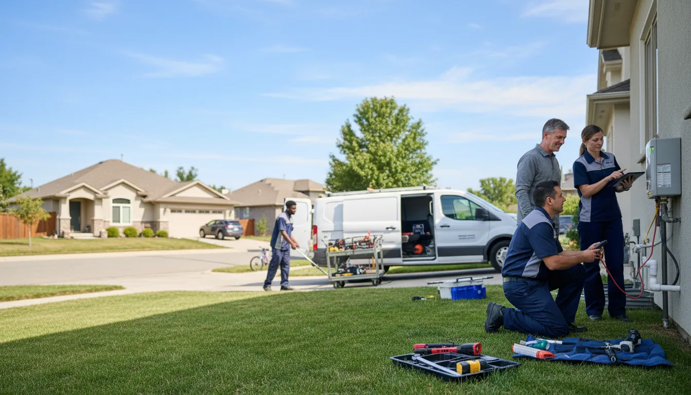 Tankless water heater service in Darwin, MN